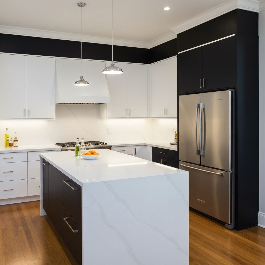 Renovated modern kitchen